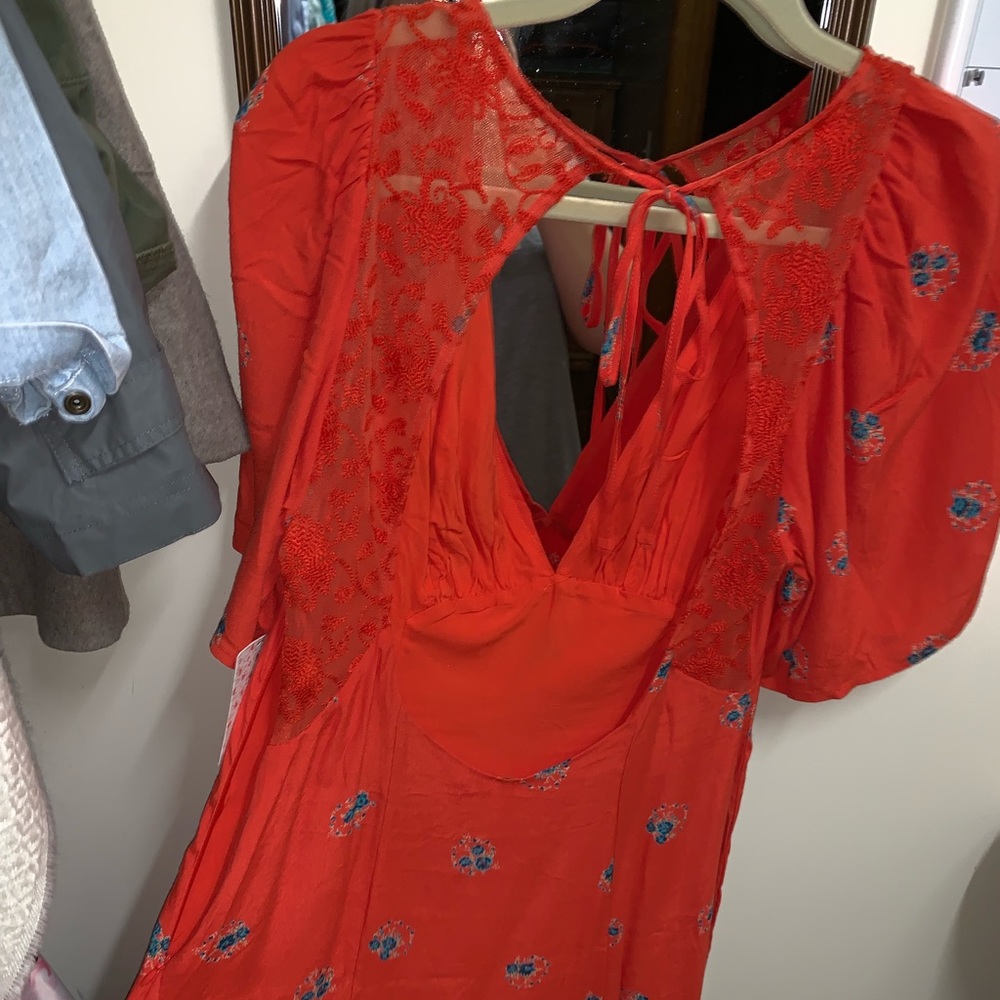 Free People short backless dress